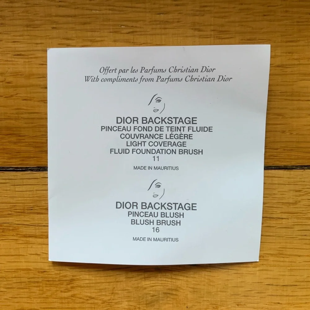 NWOT Dior Brush Set w/Box - Picture 8 of 16